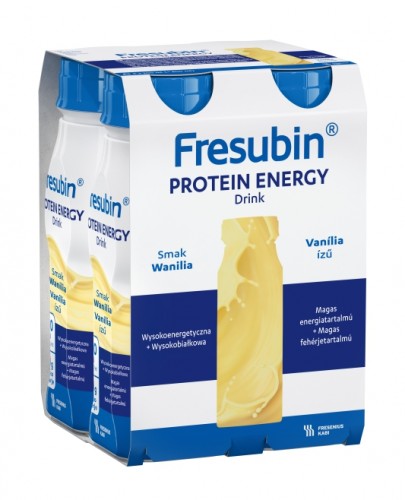 
                                                                                                      Fresubin PROTEIN ENERGY Drink, smak waniliowy 4x200 ml    - Fresubin                                                                      