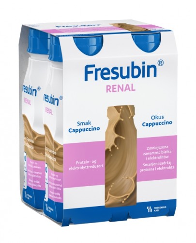 
                                                                                                      Fresubin RENAL smak cappuccino, 4 x 200 ml - Fresubin                                                                      