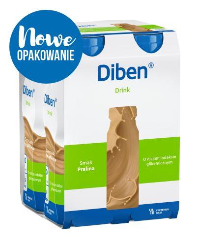 
                                                                                              Diben Drink, smak pralina, 4x200 ml - Sklep Fresubin 